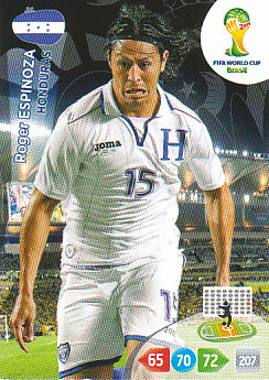 Roger Espinoza Honduras Panini 2014 World Cup #190